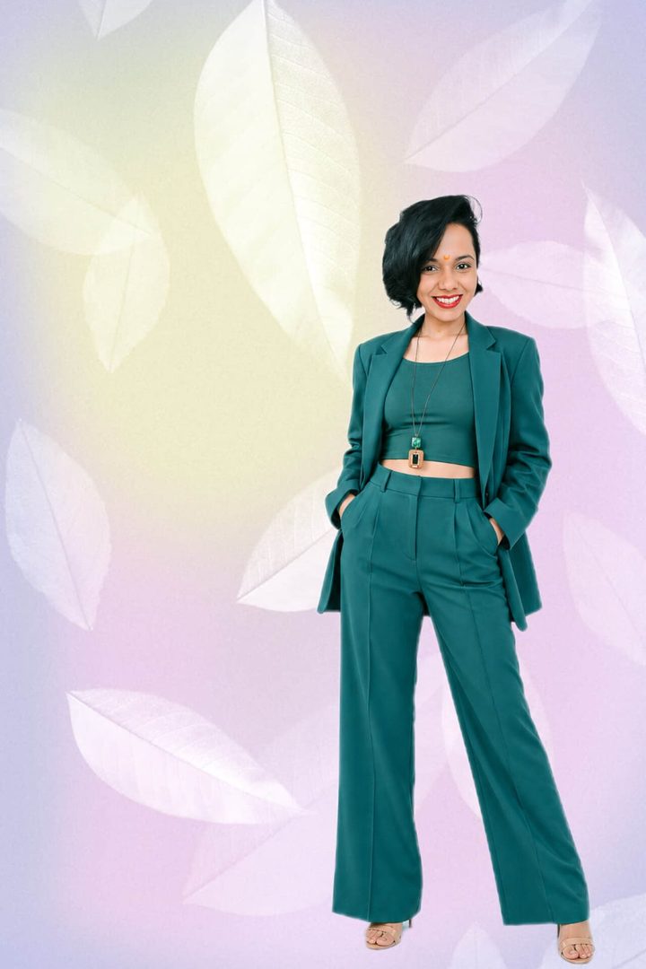 Portrait of Pooja Borse, leadership coach and creator of the Future-Ready Professional Masterclass